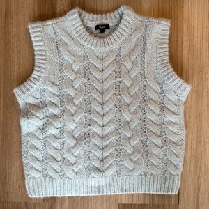 Rails Alexis Sky Blue Sweater Vest Wool Alpaca